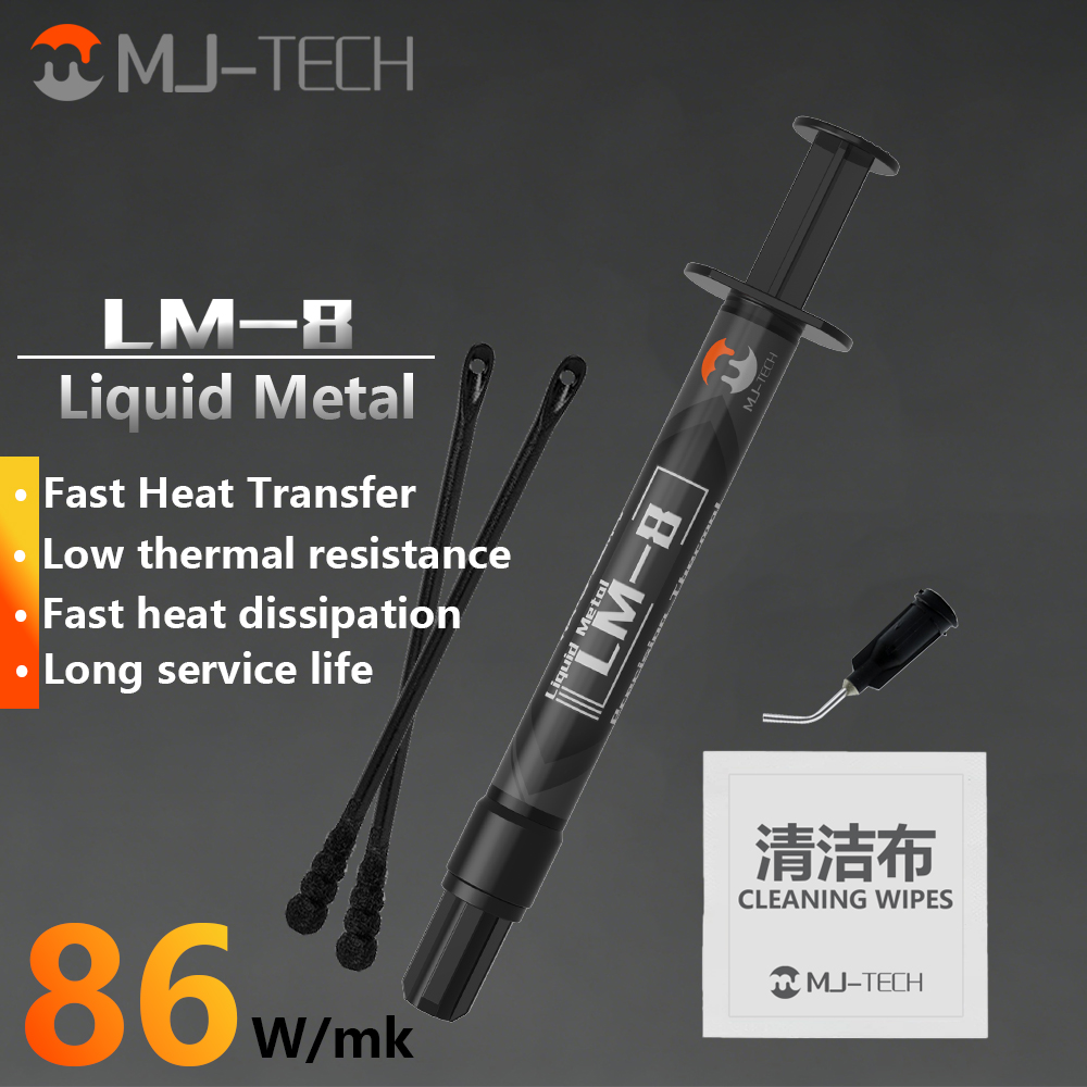 Thermal Paste Cpu - Pasta Térmica de Metal Líquido MJ-TECH