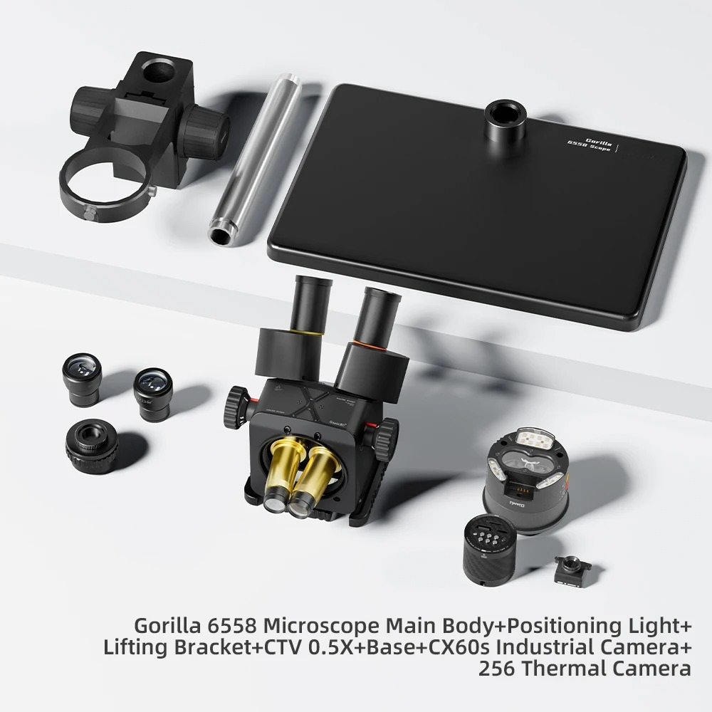 Repair Electronics - Microscopio Trinocular Qianli 6558 Gorilla, Zoom