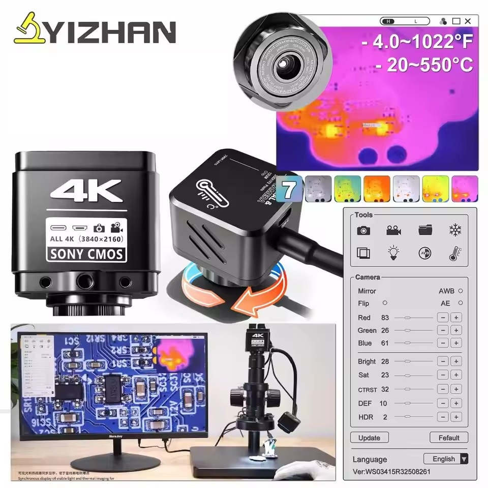 Repair Electronics - Cámara de Microscopio para Soldadura Electrónica