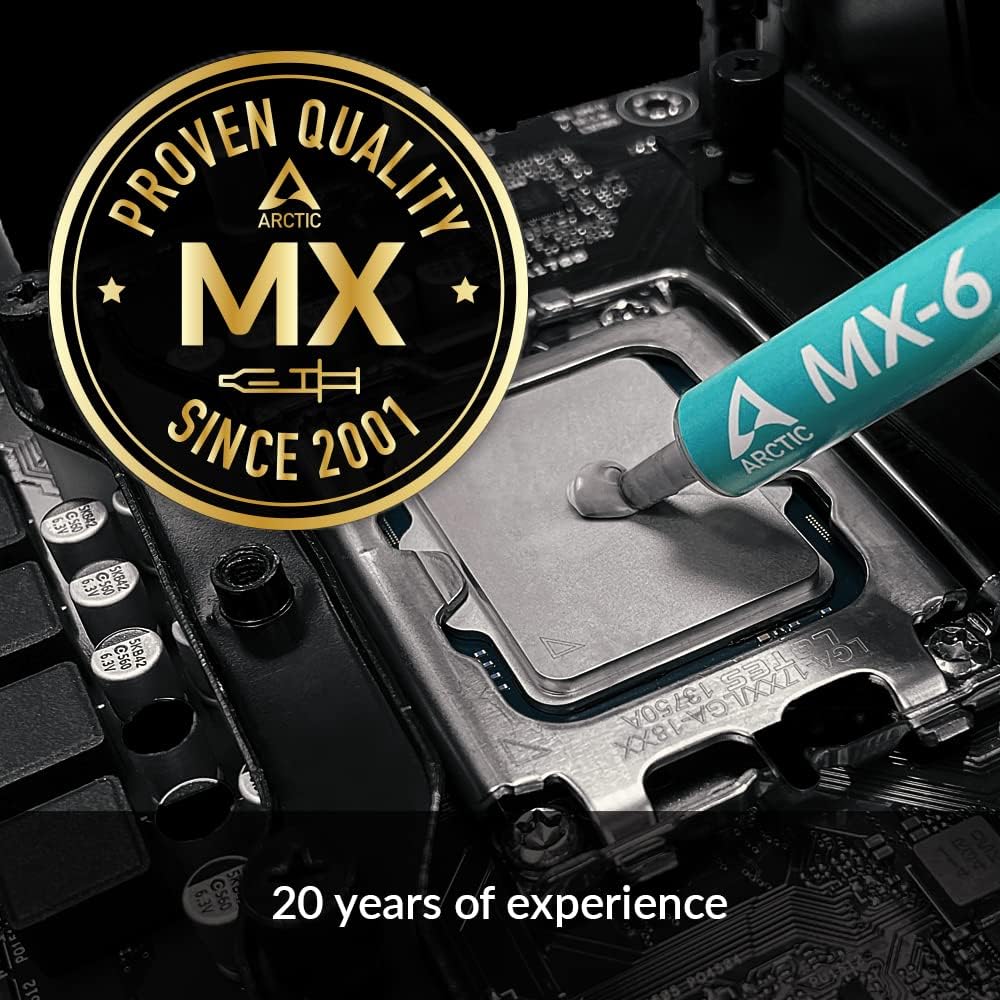 ARCTIC MX-6 (2g/4g/8g) Pasta t - Thermal Paste Cpu reseña y precio
