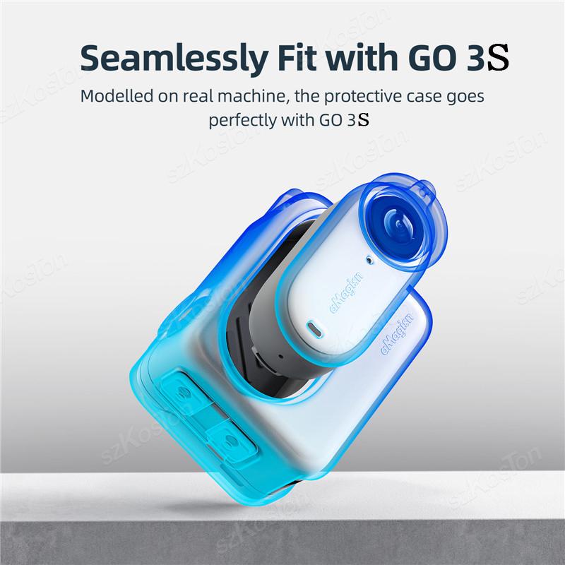Funda protectora de silicona p - Insta360 Camera Go 3 reseña y precio