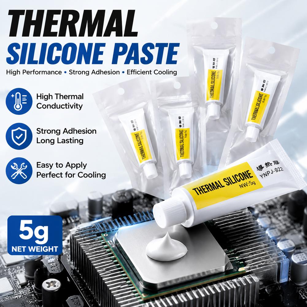 Pegamento térmico 5g, pasta de - Thermal Paste Cpu reseña y precio